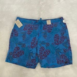 🔵NEW wTag-WEATHERPROOF Blue Swim Trunks XXXXLT